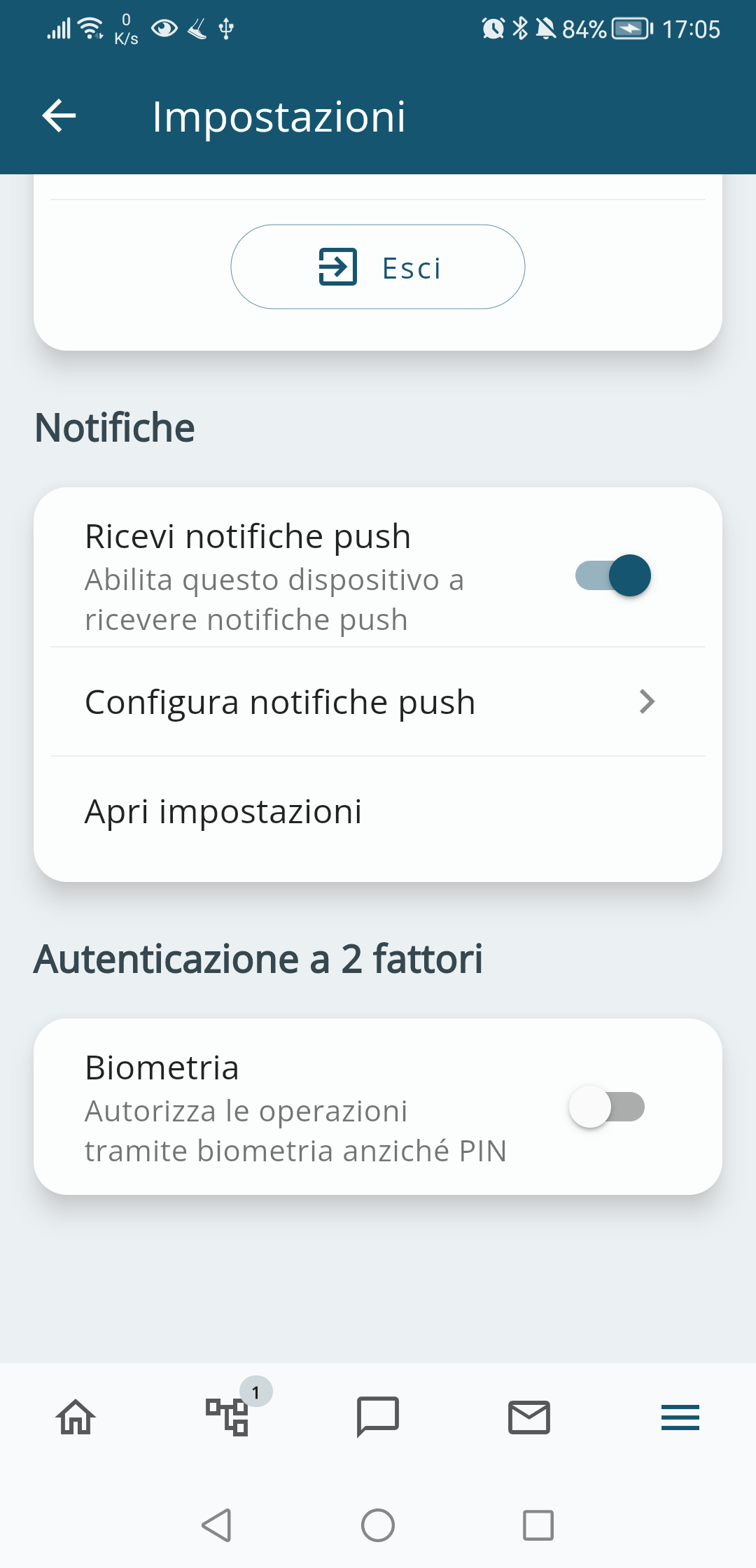 configurazione notifiche push e configurazione biometrica.png